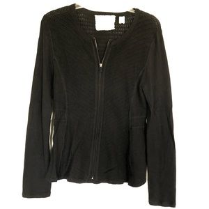 Anthropologie Angel of the North Black Sweater | M